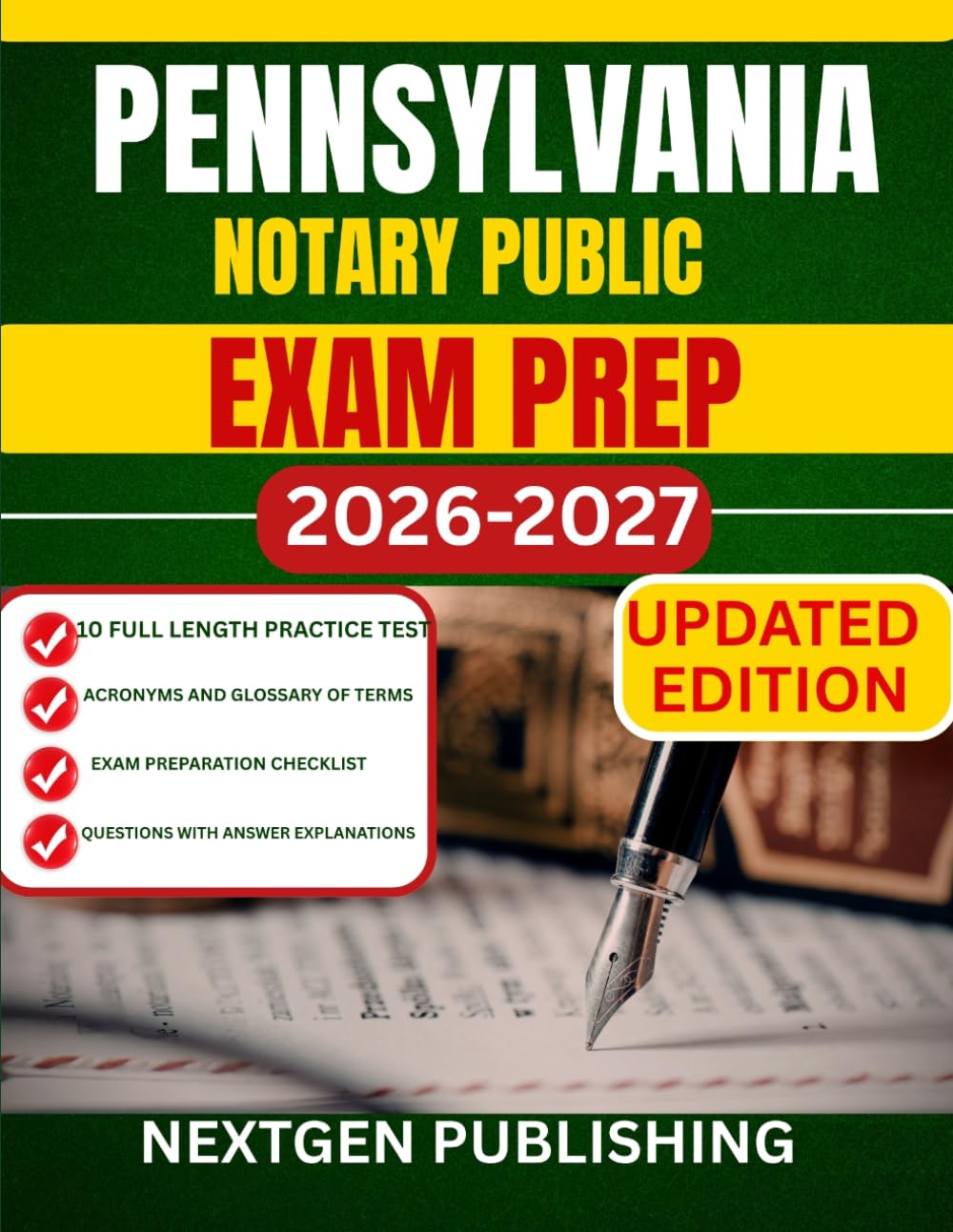 PENNSYLVANIA NOTARY PUBLIC EXAM PREP: How to become a certified notaries with updated Laws, Practice Questions, and Expert Tips