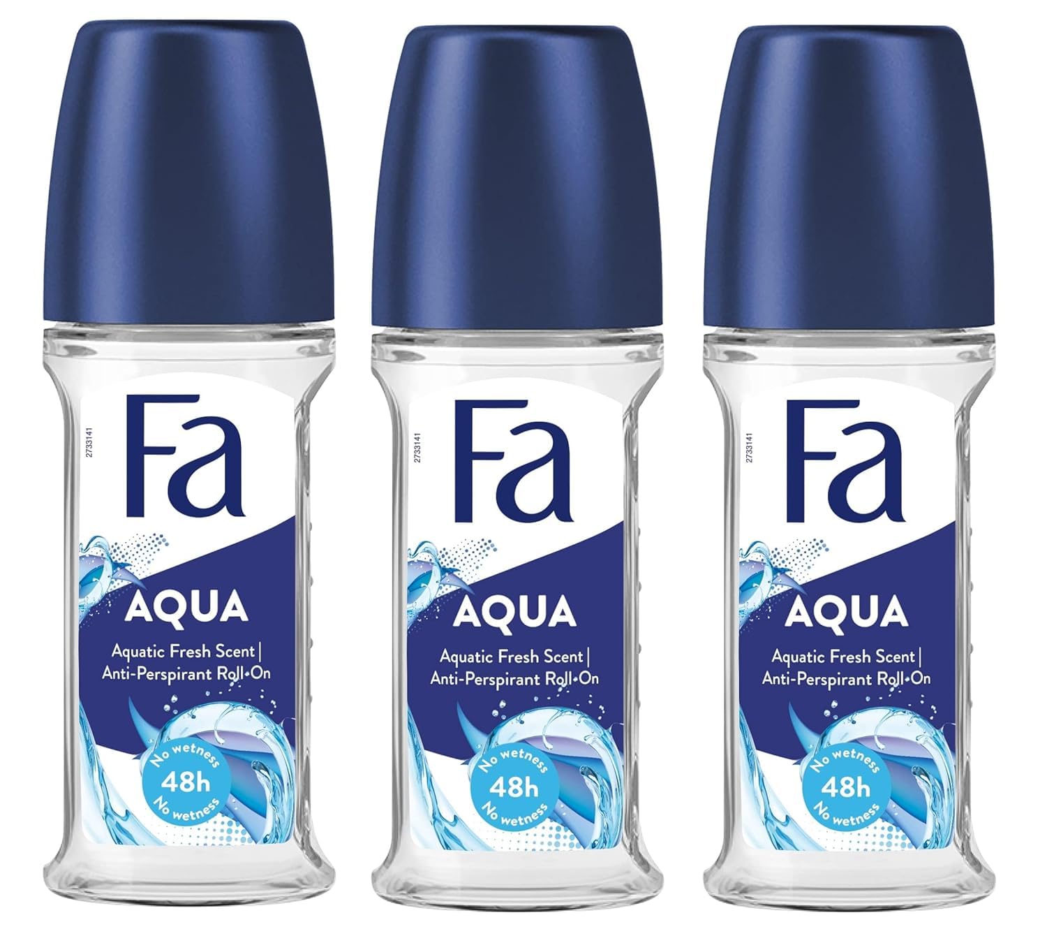 Fa Aqua Aquatic Fresh Roll On Deodorant And Antiperspirants 50ml X 3 (Pack Of 3)-picture-10