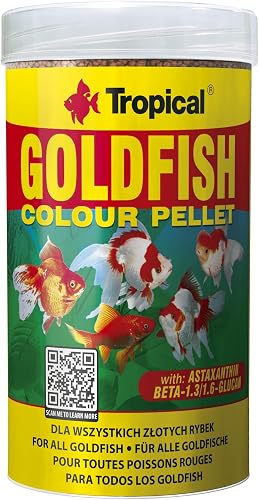 Pokarm wybarwiający dla złotych rybek granulat GOLDFISH COLOR 250ml / 90g
