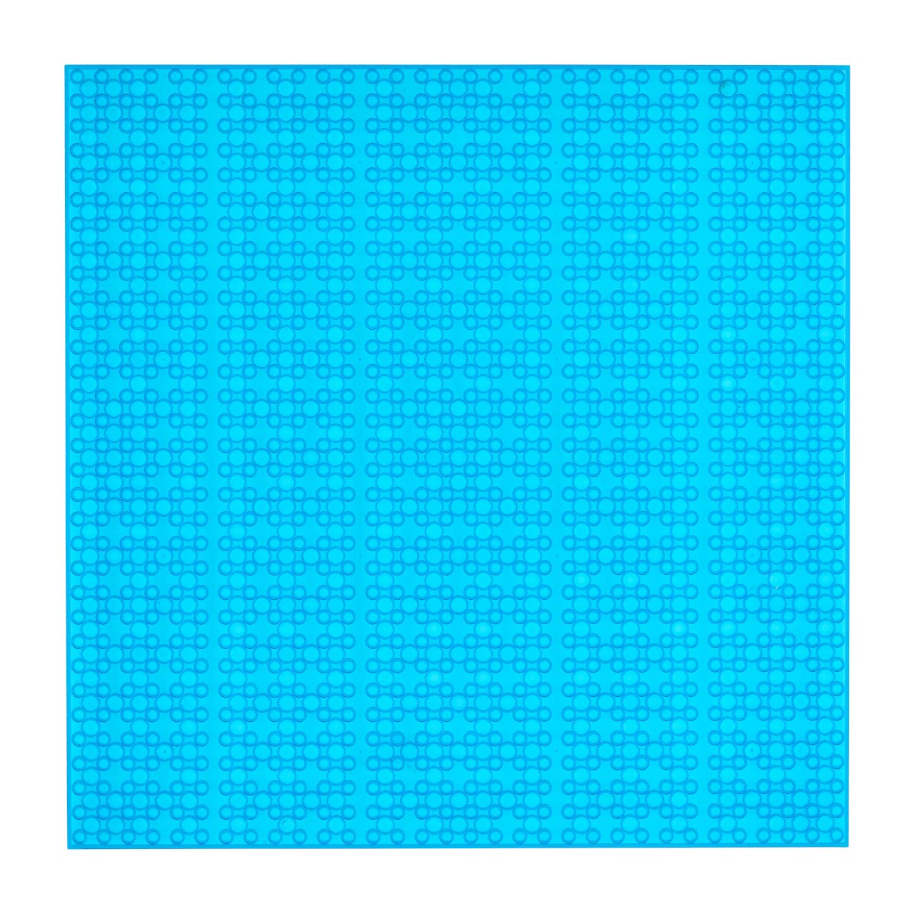 OPEN BRICKS Bauplatte, 32x32 Noppen (25,5 X 25,5 Cm), Weiß, Beidseitig Bebaubar – Kompatibel Mit Allen Marken
