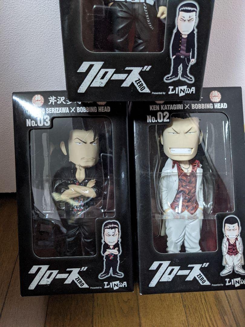 Amazon.co.jp: クローズ&WORST フィギュア CRAZY HEADS 3点セット売り 