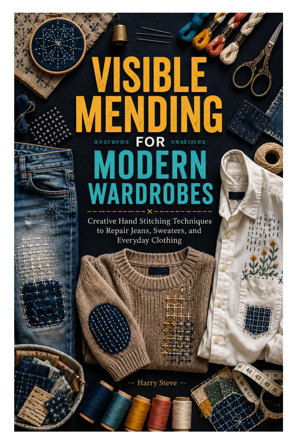 VISIBLE MENDING FOR MODERN WARDROBES: Creative Hand Stitching Techniques to Repair Jeans, Sweaters, and Everyday Clothing