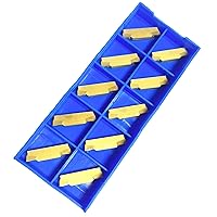 Vista 1 de 10 piezas de insertos de carburo MGMN200, cuchilla de torneado interna indexable apta para MGEHR/MGIVR ranurado portaherramientas de corte