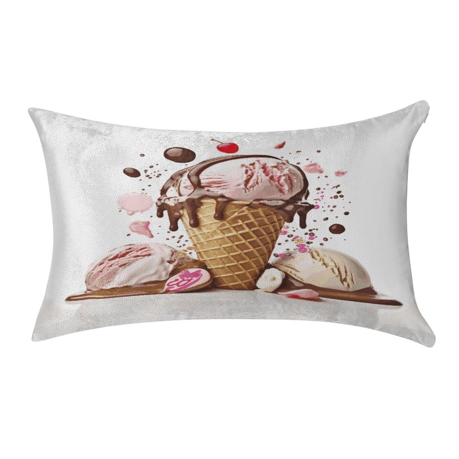 Btcowzrv Style Ice Cream Pillow Cover Pillow Case Pillowcase