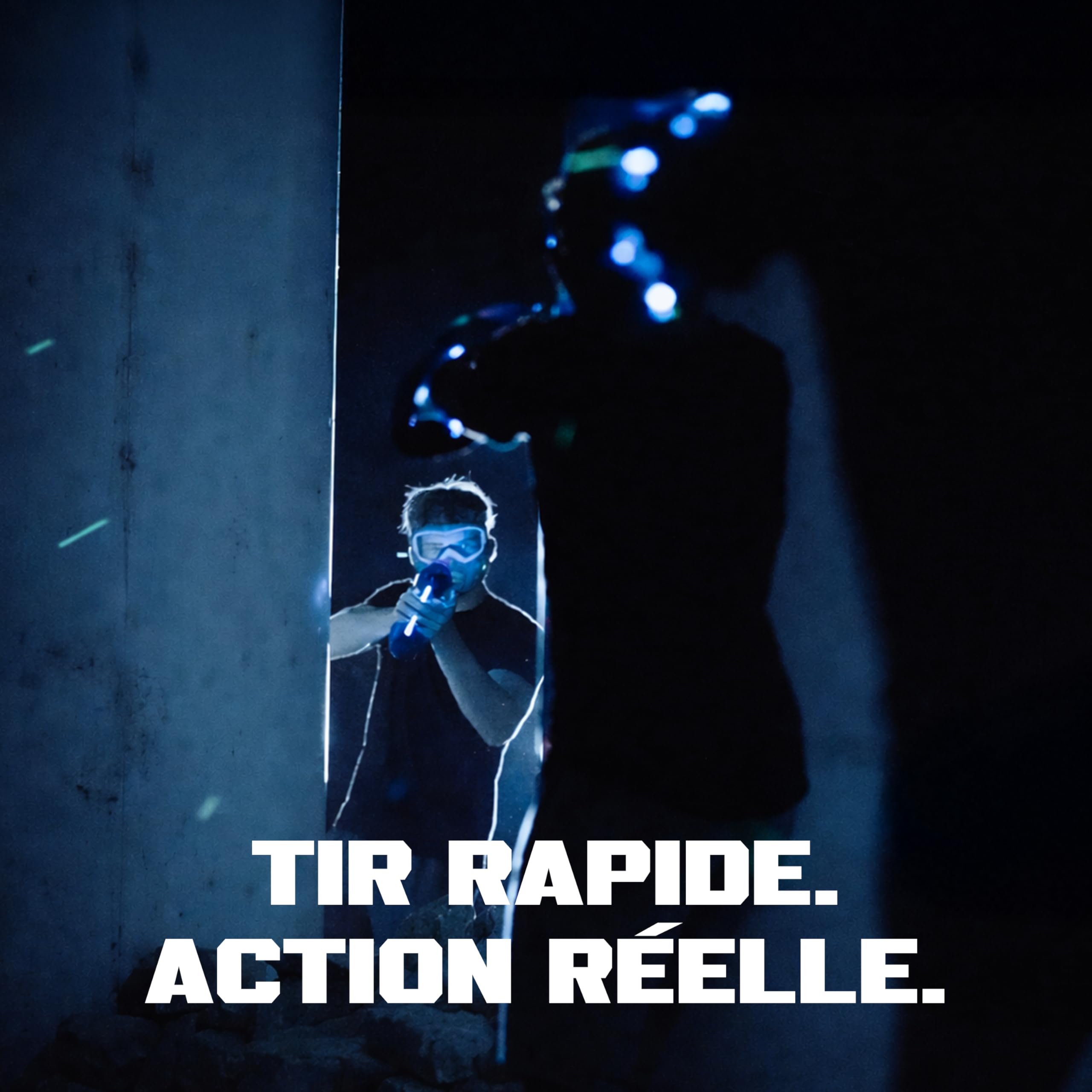 Gel Blaster Halo Plasma Rifle - Réplique Licenciée, Phosphorescent, 14+