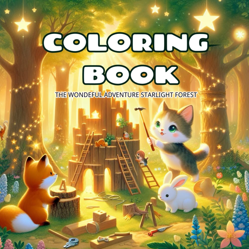 THE WONDEFUL ADVENTURE STARLIGHT FOREST COLORING BOOK