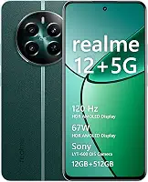 Smartphone Realme 12+ 5G 12 GB de RAM/512 GB, /Tela 6.67'/120Hz Ultra-smooth, NFC 360° - Pioneer Green
