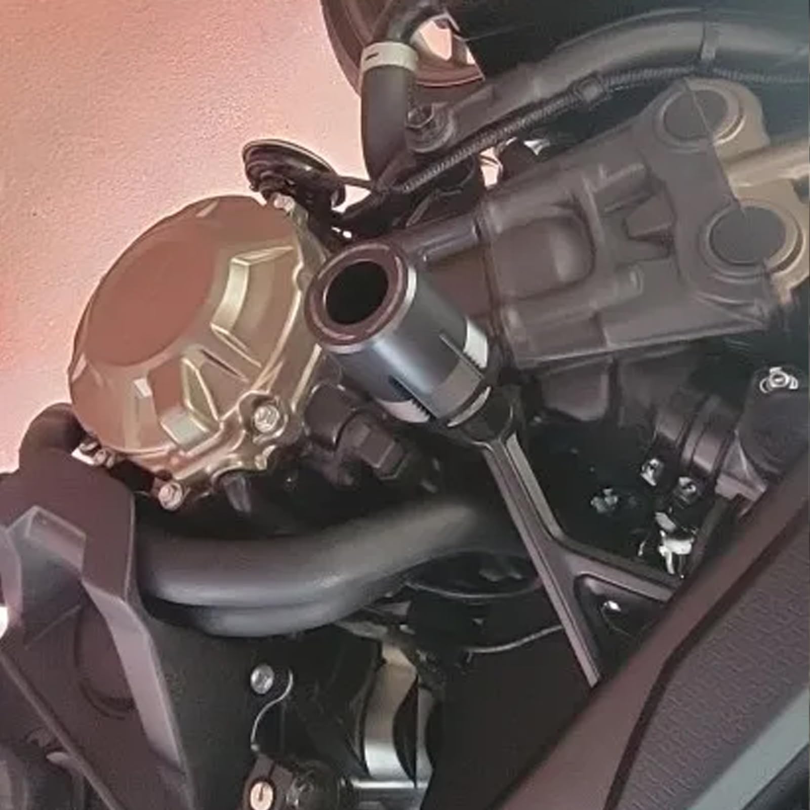 para CB650R CB 650R CBR650R 2019-2023 CB500X CB500F 2013-2023 Accesorios Moto Almohadillas Parachasis Protección Motor Protección Anti-caída Bloque (CBR650R)