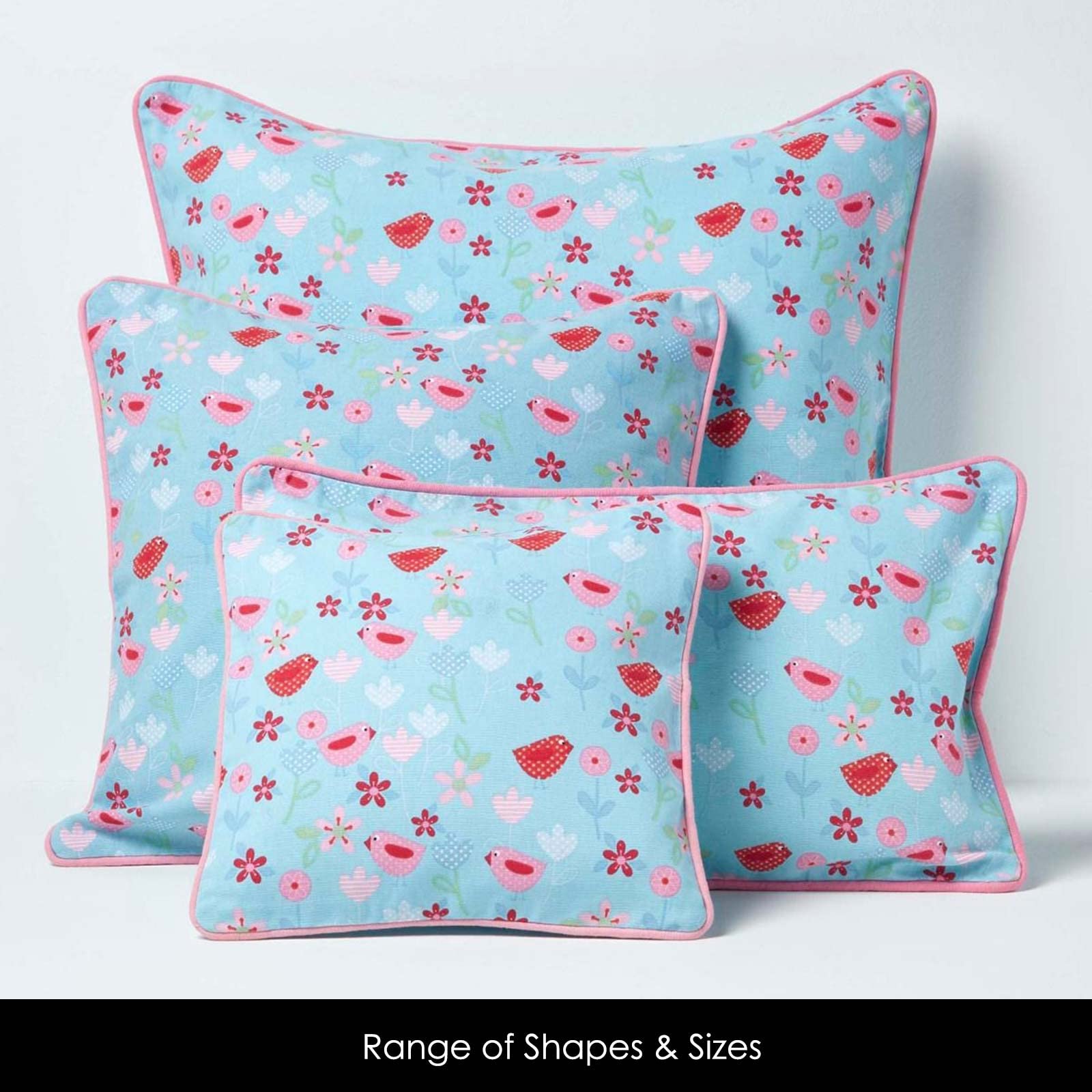 Homescapes Copricuscino in cotone rosa a pois, 30 x 30 cm | Leroy Merlin