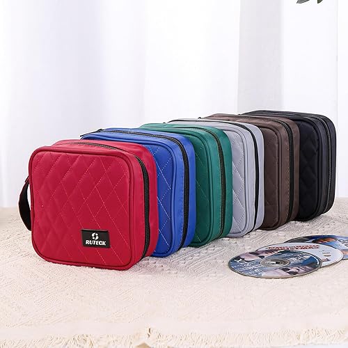 Miniatura 5 de Rutecck DVD Storage Case and Organizer for Car, Home, Travel - CD Wallet Holders