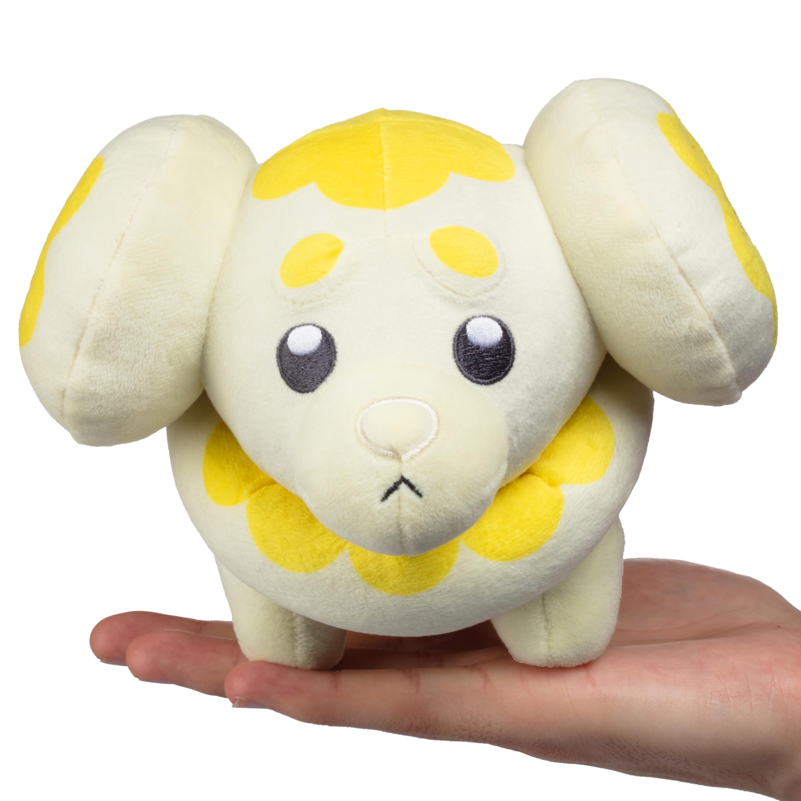 Pokémon Plüschfigur Fidough, 20,3 cm, offizielles Lizenzprodukt, scharlachrote und violette Figur, hochwertiges weiches Plüschtier im Feenhund-Typ, Weihnachtsstrumpffüller, Geschenk für Kinder,