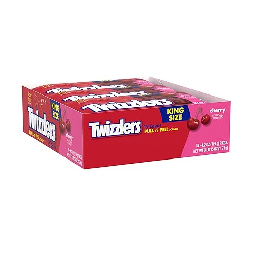 Vista 16 de TWIZZLERS PULL 'N' PEEL - Bolsa de colocación con sabor a cereza, 14 onzas