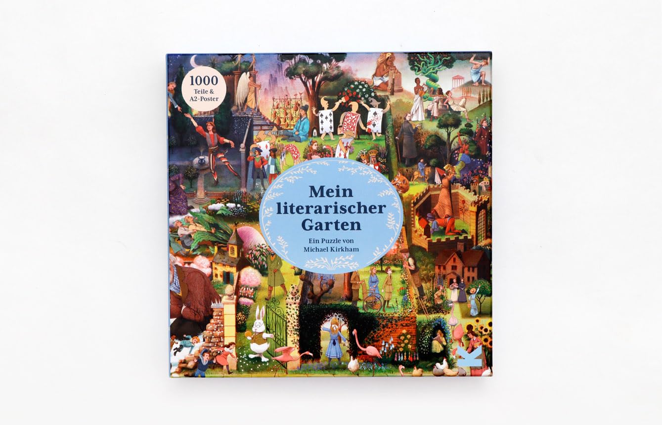 Mon Jardin littéraire Un Puzzle de 1000 pièces. Michael Kirkham