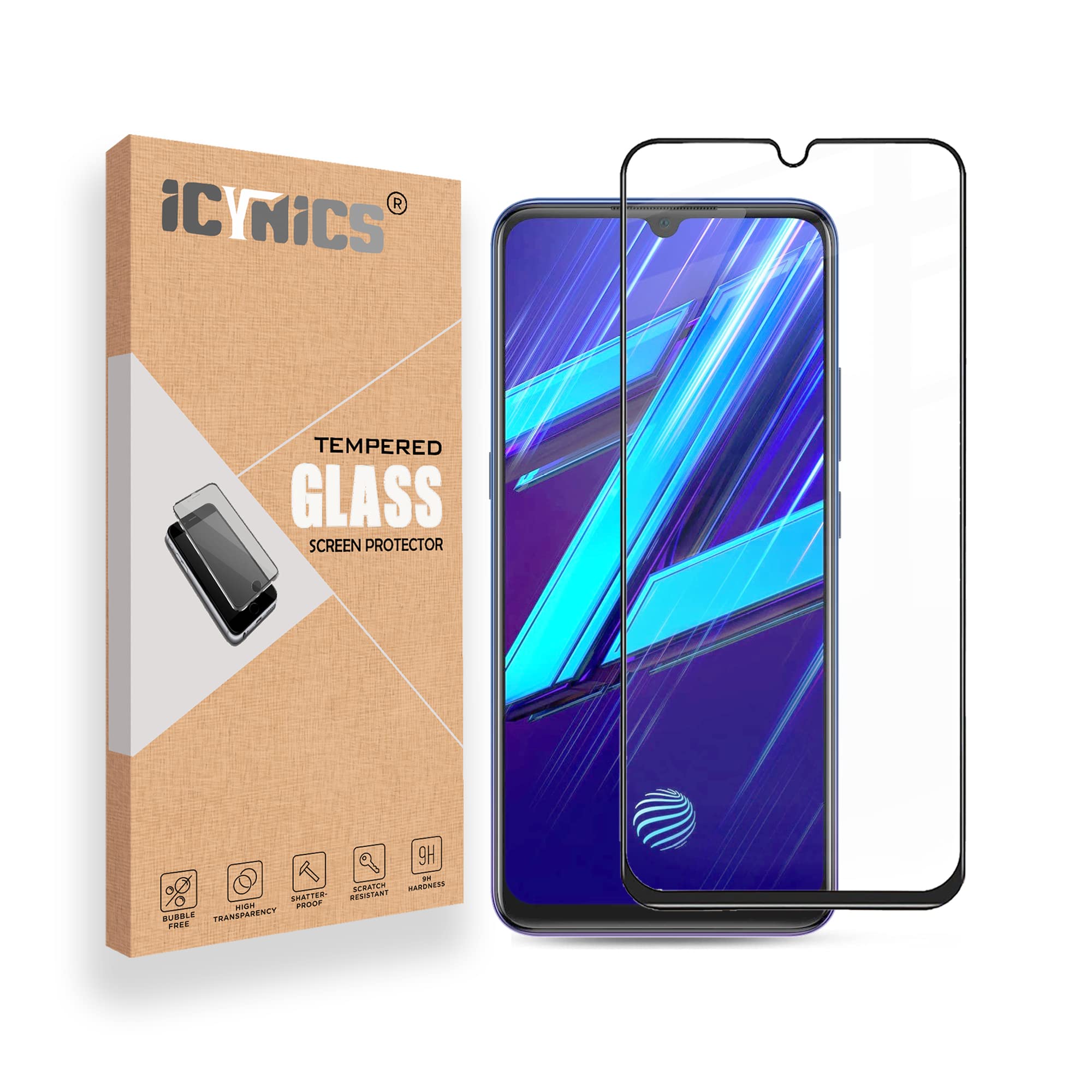 ICYNICS 11D Tempered Glass for Vivo Z1x, HD Clear, Bubble-Free, Anti-Scratch with Edge to Edge Full Screen Coverage & Easy Installation (Pack of 1) (B0BSML2NG5) Amazon Price History, Amazon Price Tracker