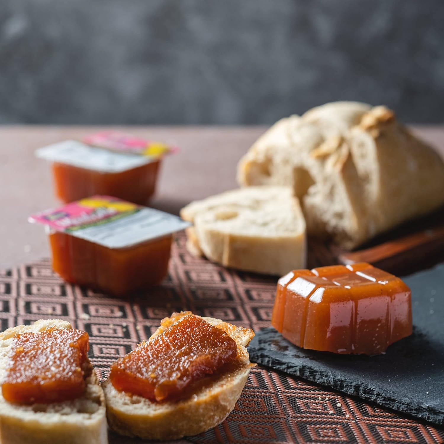 Tirma Dulce de Membrillo | Sin Azúcares Añadidos | Crema de Membrillo de Canarias | Mermelada de Membrillo | Pasta de Membrillo | Sin Gluten | 3 Barquetas, 300g