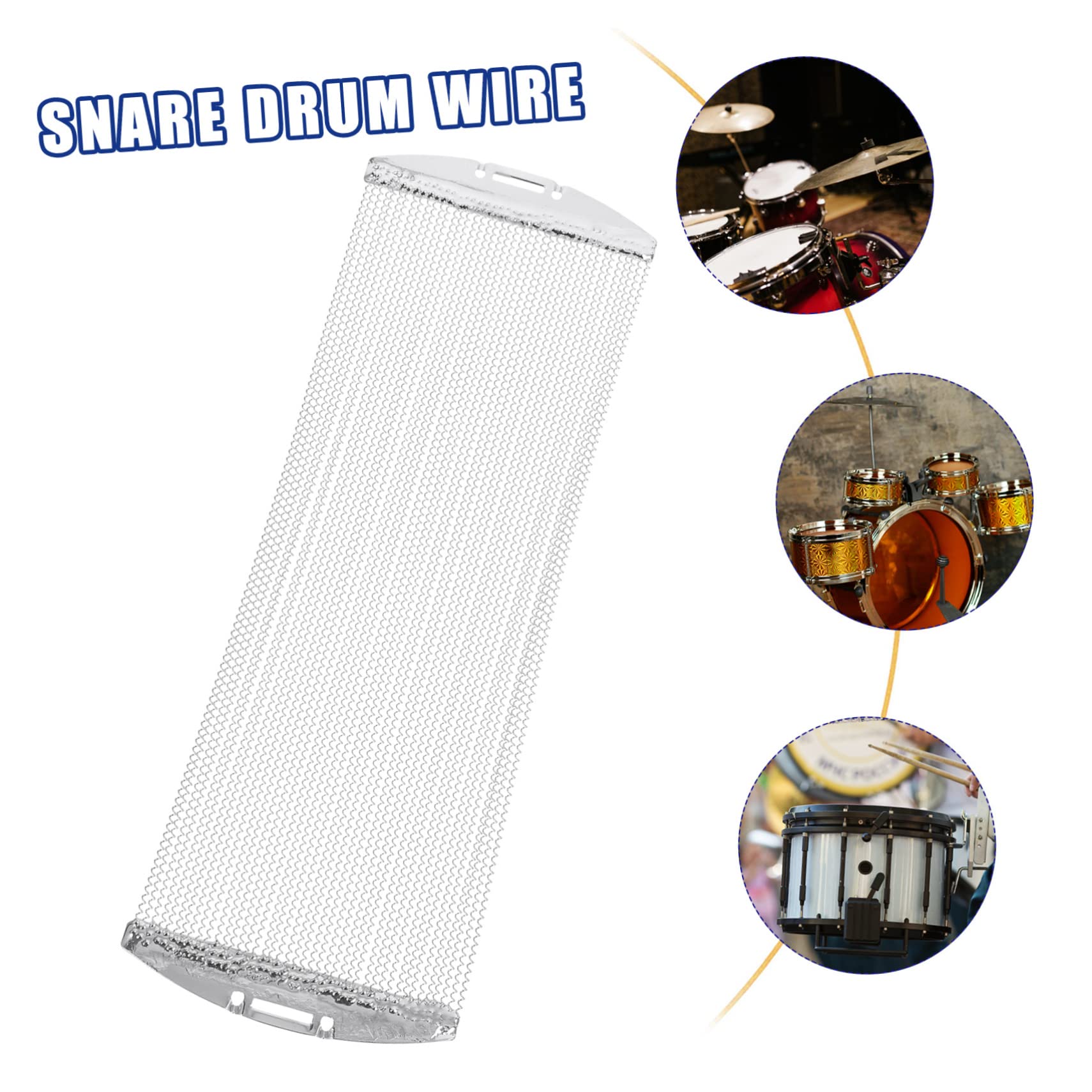 ifundom Snare Drum String Belt 42 Strand Wire for Drums Quick Release Band Easy to Install