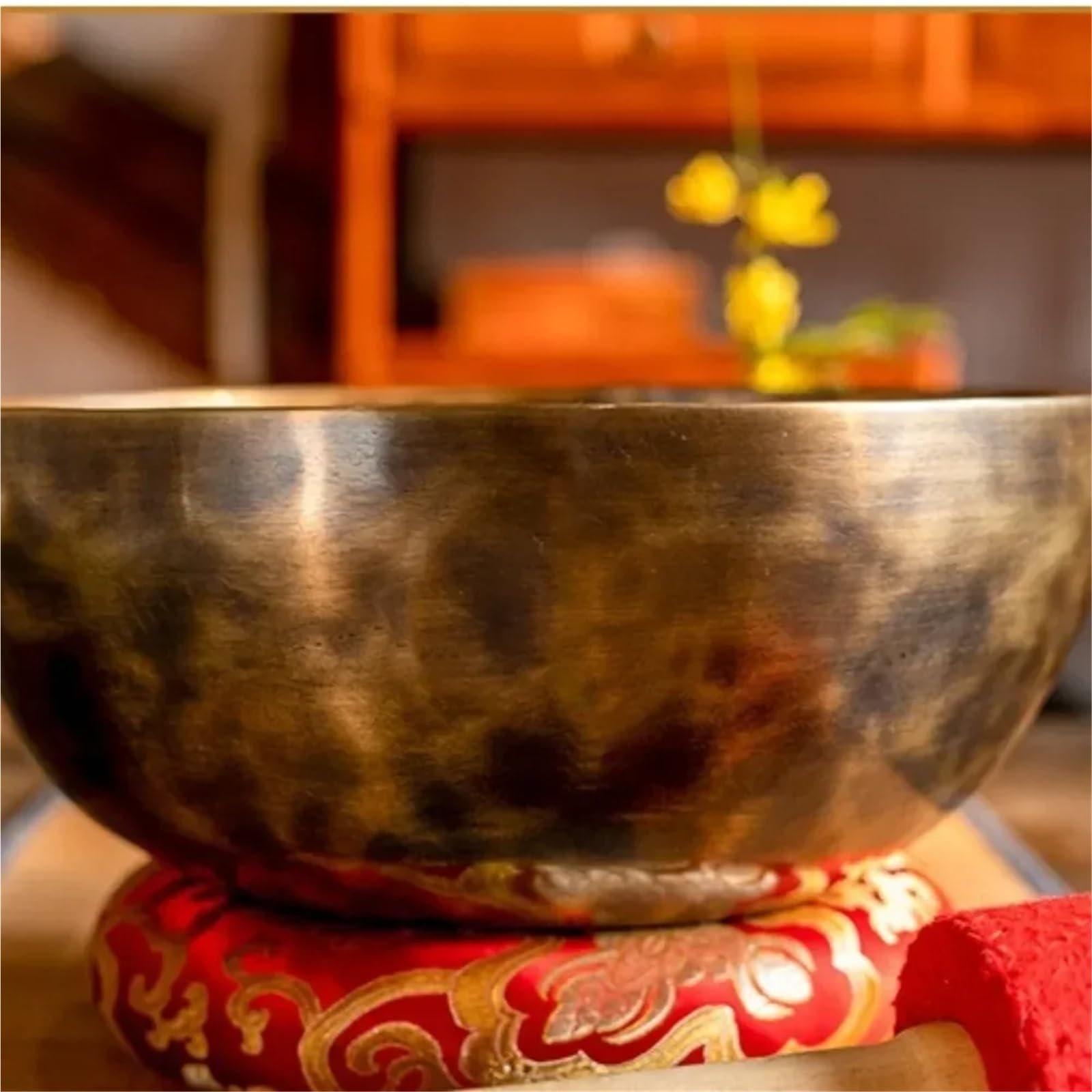 Campana tibetana realizzata a mano con suono del Buddha