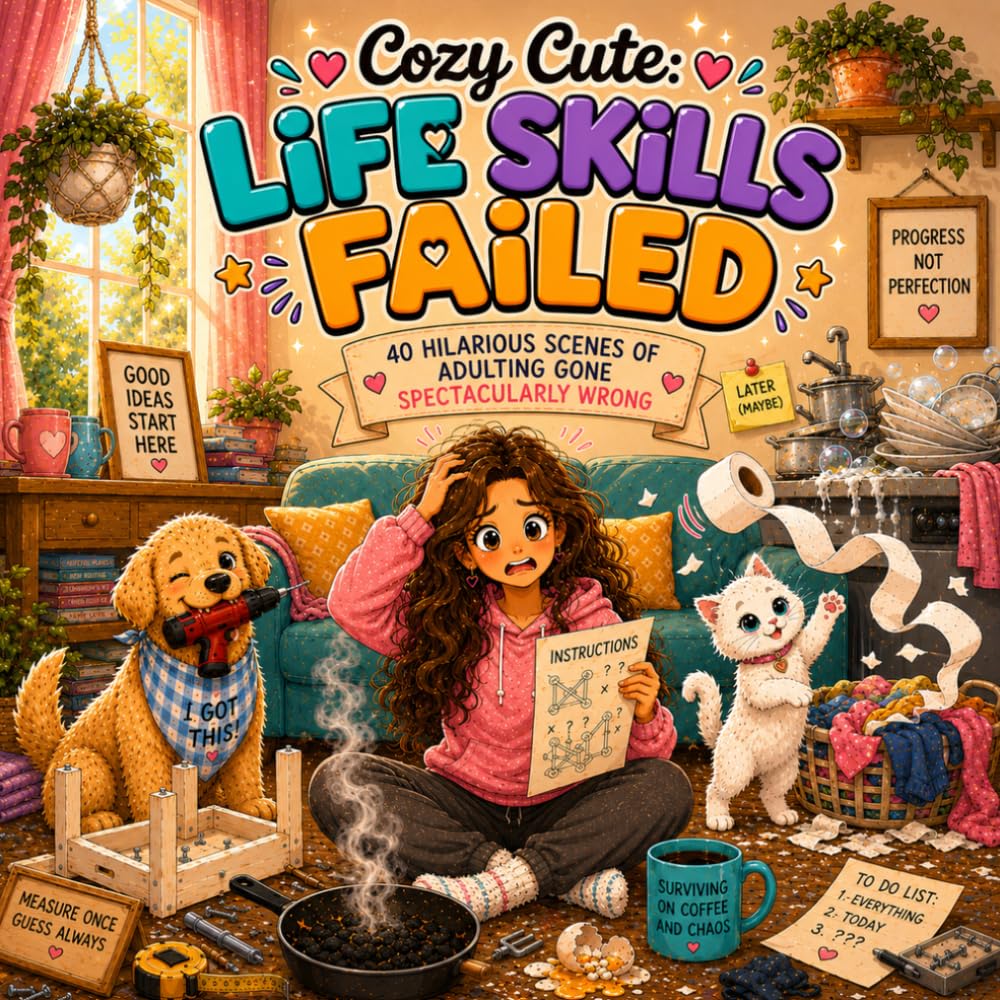 Cozy Cute: Life Skills Failed: 40 Hilarious Scenes of Adulting Gone Spectacularly Wrong
