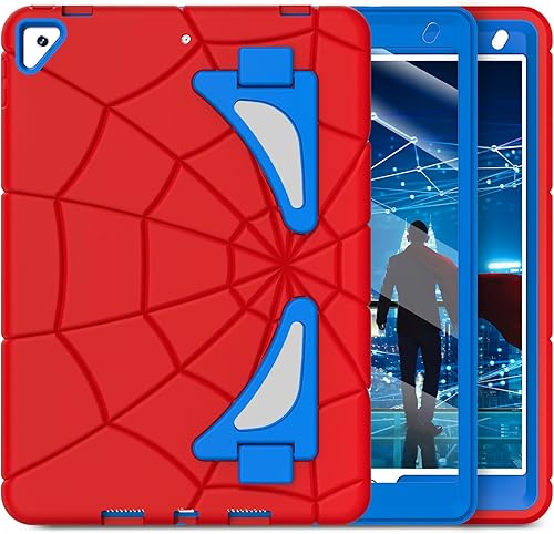 Funda para iPad de 9. generacióniPad de 8. y 7. generación, funda protectora resistente a los golpes de 10.2 pulgadas 202120202019, con soporte,