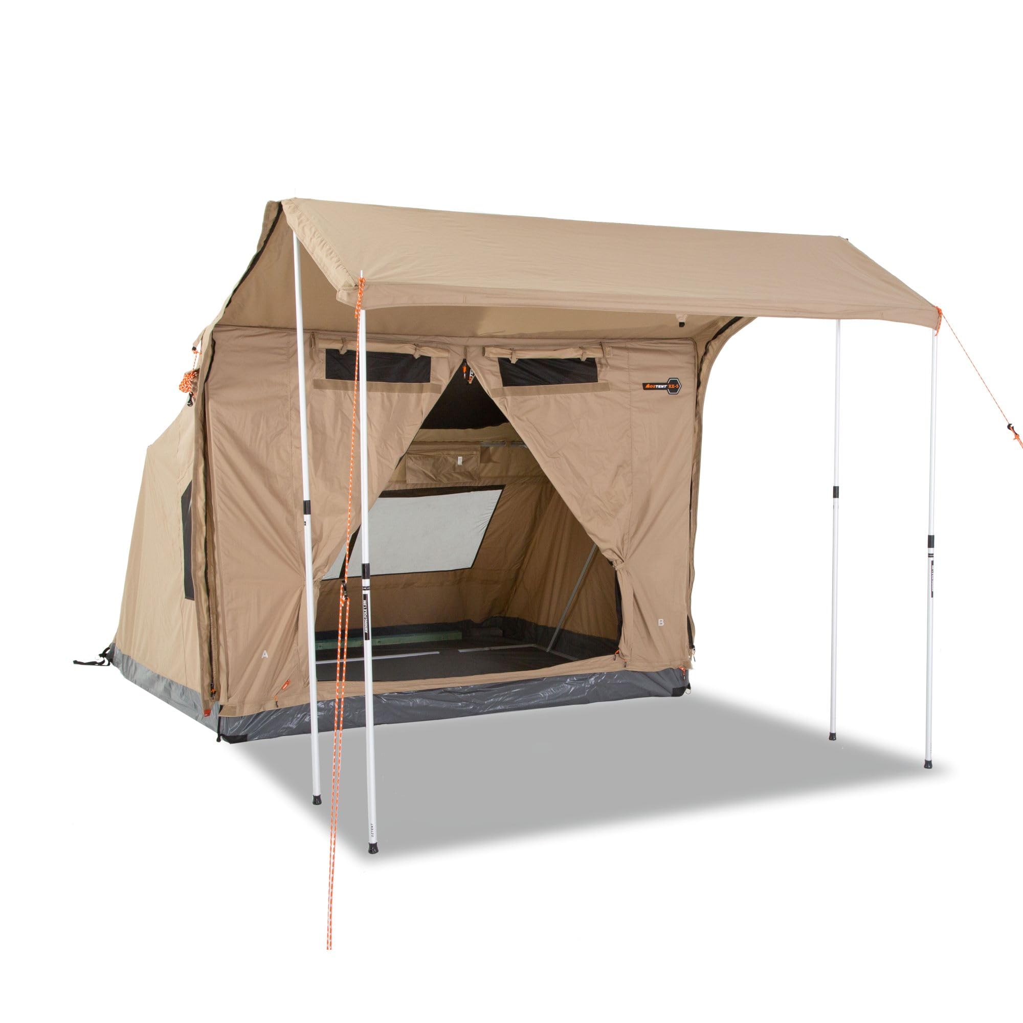 Oztent RX-5 Tent Only 30 Second Setup Camping Tent 5 Person Tent SkyMesh Skylight Expandable with Zip-in Living Room Sold Separately product thumbnail 2