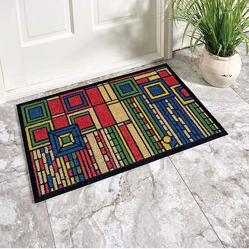 Miniatura 2 de Felpudo con diseño de formas Saguaro de Frank Lloyd Wright