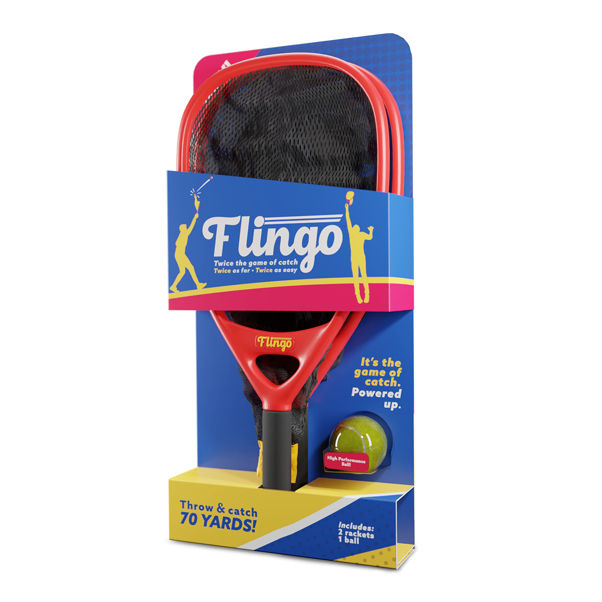 Cassidy Labs Flingo Nets - Launch and Catch Balls at an Incredible Distance and Accuracy. Fun for Kids and Adults!