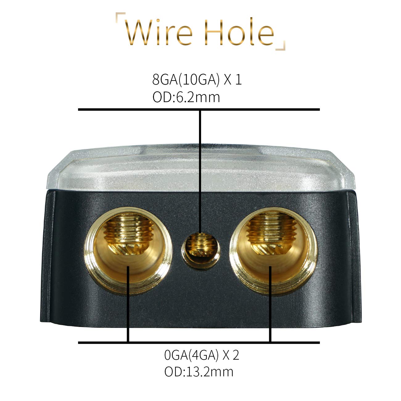 Yfb Terminal Snapklik.com : LEIGESAUDIO 0/2/4/8/10 AWG Gauge Positive & Negative ...