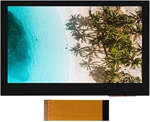 Amazon.com: waveshare 4.3inch DSI Touch Display for Raspberry Pi 4B/3B ...