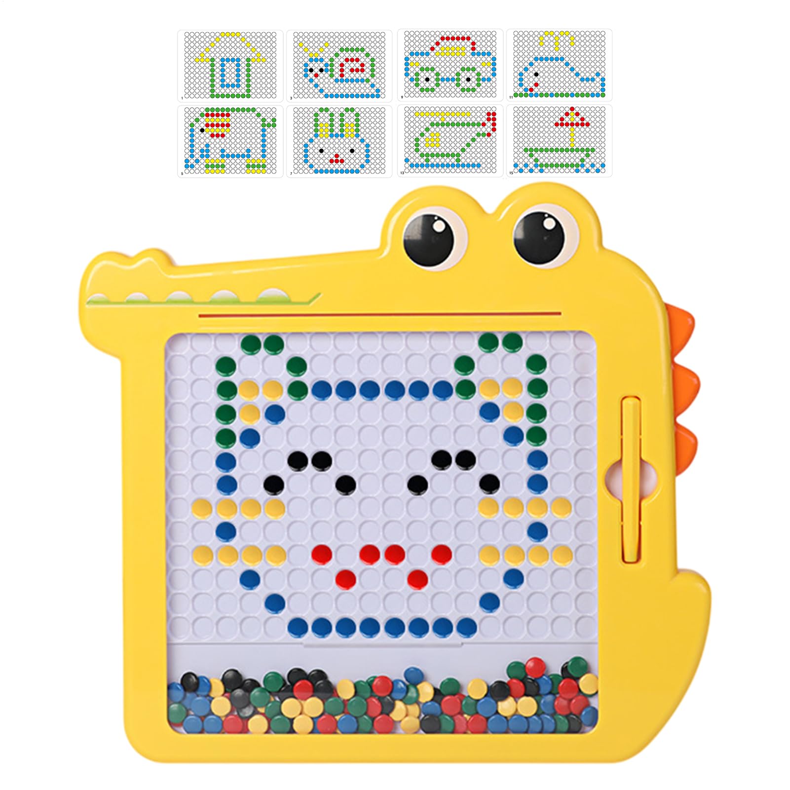 Pizarra De Dibujo Magnética, Educativa, 36x34 Cm, De Educación Preescolar, Dibujo Sin Desorden, Borrable, Para Niños, Almohadilla De Escritura Borrable Reutilizable, De Educación Prees