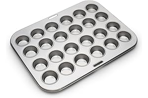 Fox Run 24-Cup Stainless Steel Mini Muffin and Cupcake Pan