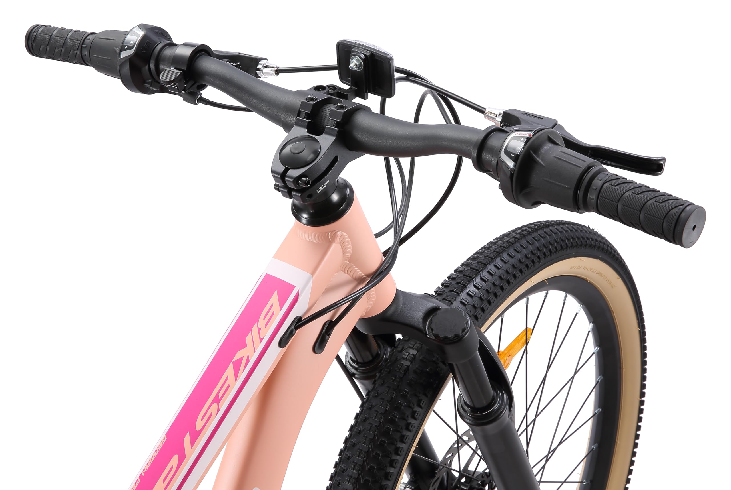 BIKESTAR Bicicleta de montaña Juvenil de Aluminio 24 Pulgadas de 10 a 13 años | Bici niños Cambio Shimano de 21 velocidades, Freno de Disco, Horquilla de suspensión |