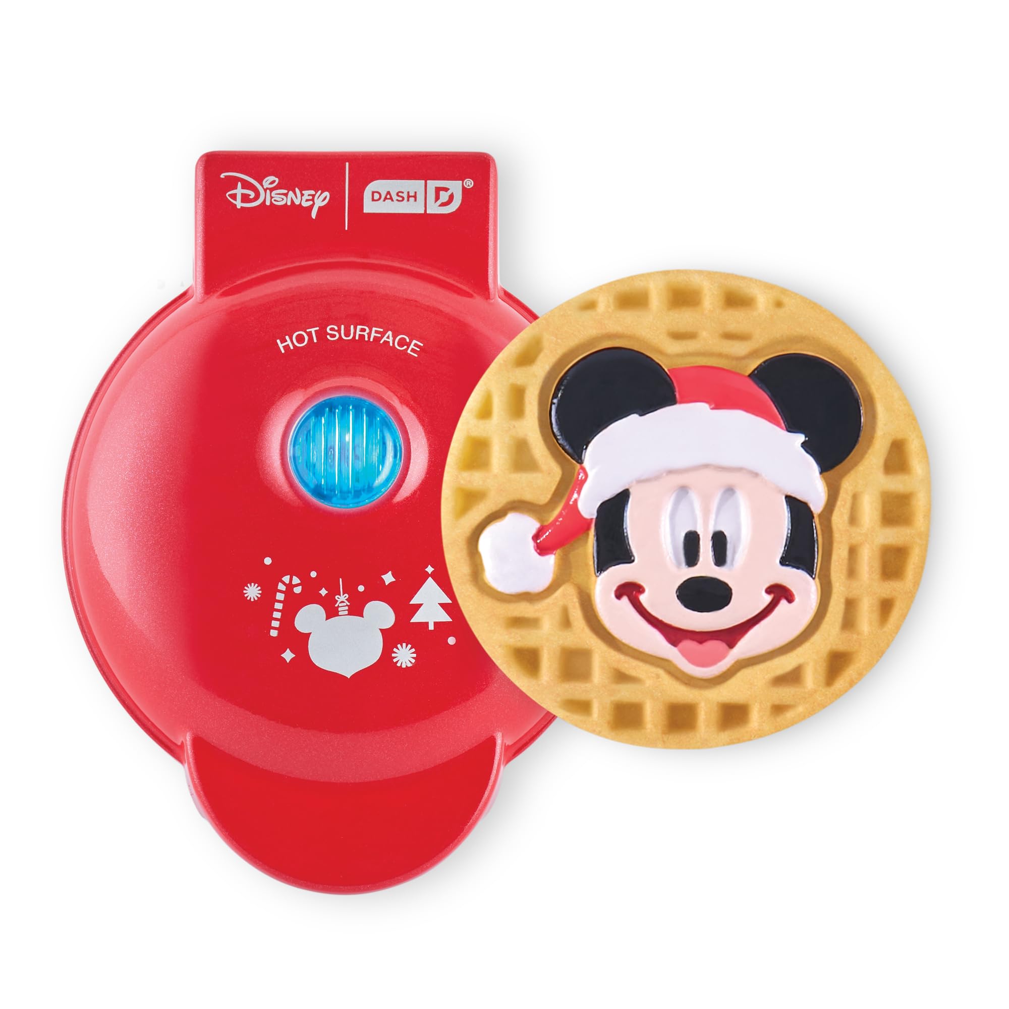 DASH Disney Mini Waffle Maker (Holiday/Mickey in Santa hat)