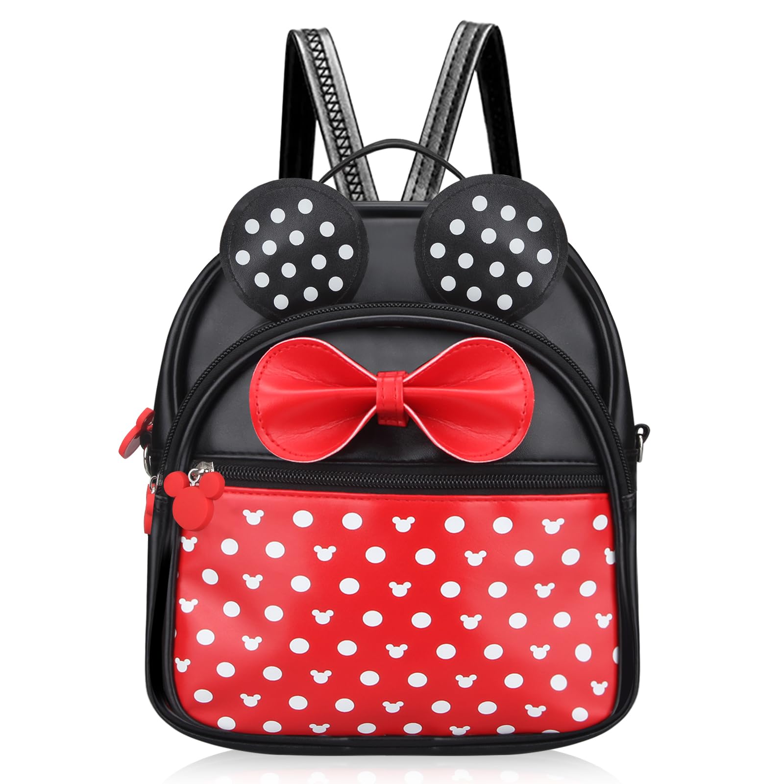 Voikukka Mini Backpack for Girls Small Backpacks Cute Little Kids Mini Mouse Backpacks for Toddler Girl Backpack Purse Gift Leather Child Crossbody