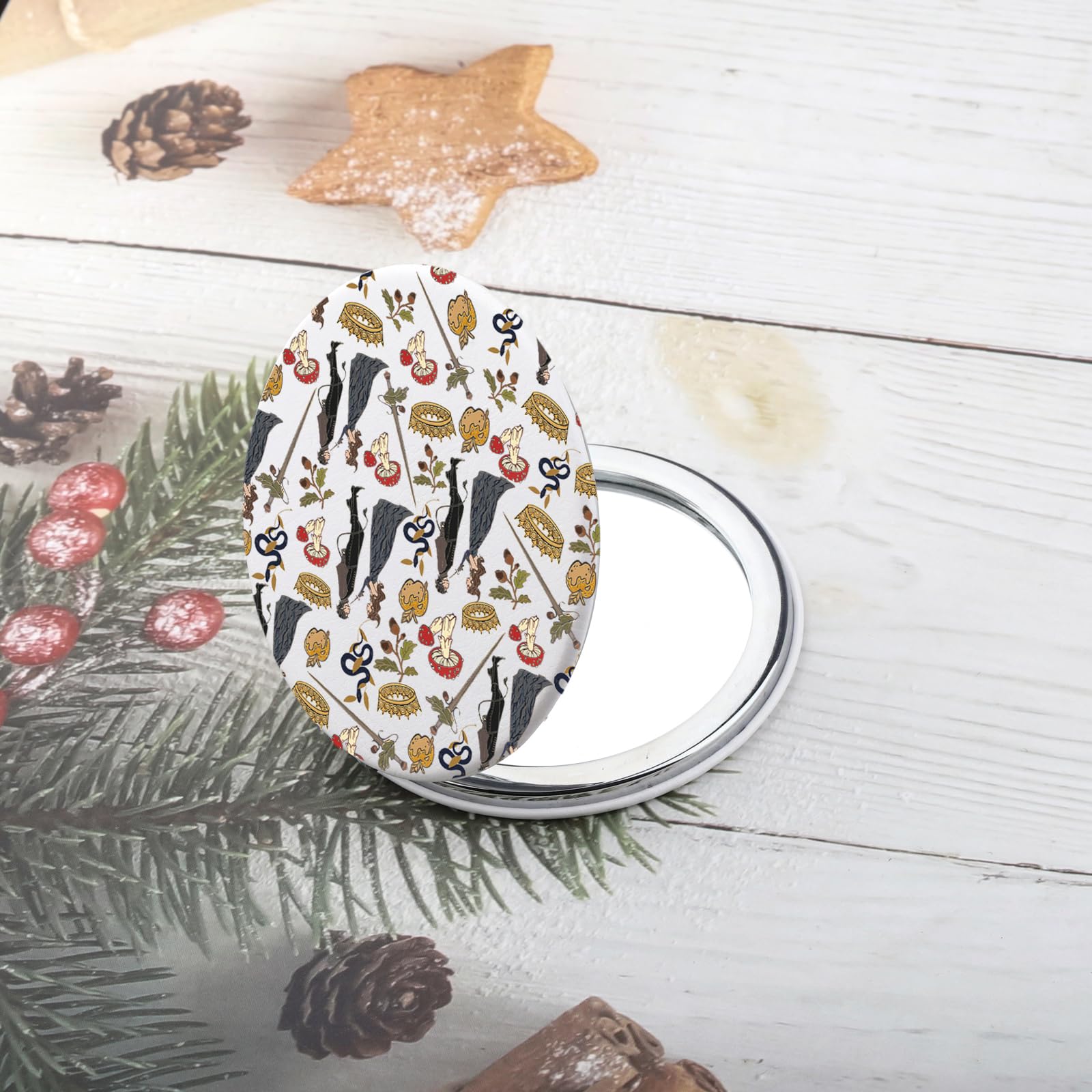 Zuo Bao O Príncipe Cruel Maquiagem Espelho Bookish Presente Jude e Cardan  Espelho Fantasia Livro Amante Presentes (J&C) | Amazon.com.br