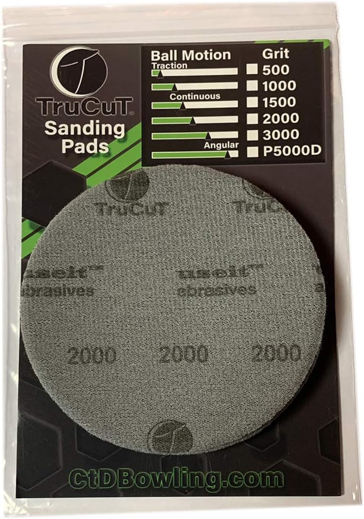 TruCut Sanding Pads 3 pack 500, 1000, 2000 grit 5