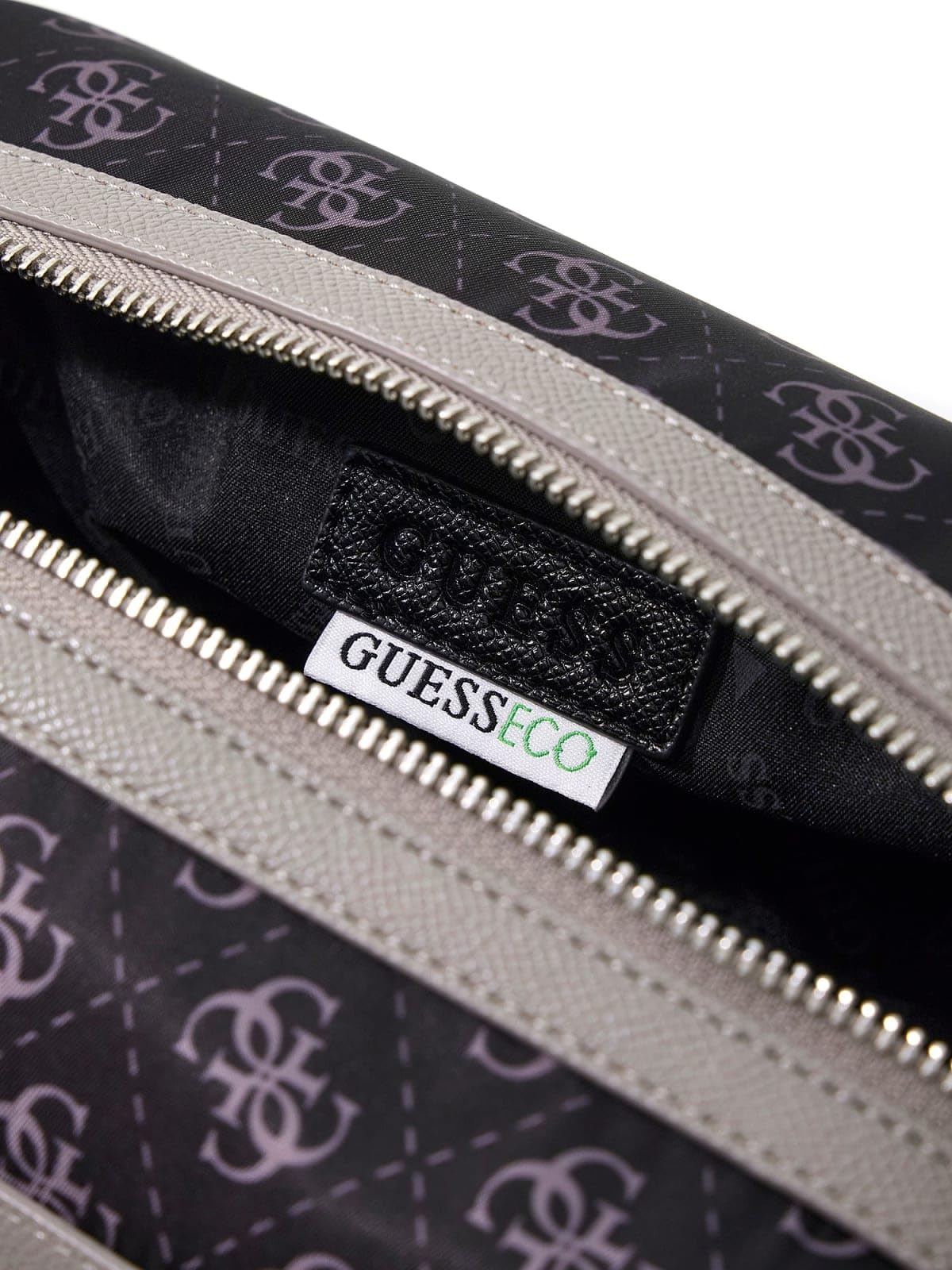 GUESS bolsa de utensilios Berlin Small Necessaire Dark Black negro