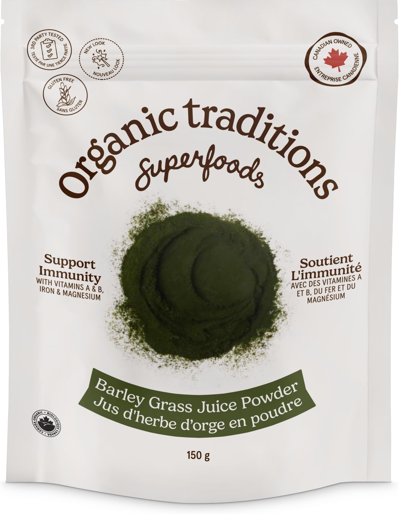 Organic Tradition Barley Grass Juice Powder 150g