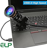 Vista 4 de ELP Cámara USB USB 4K USB 3.0 HDMI Zoom Manual Cámara Web 4K 60fps Cámara de PC Mini Cámara de Primer Plano para Computadora H.264 Telescopio Cámara