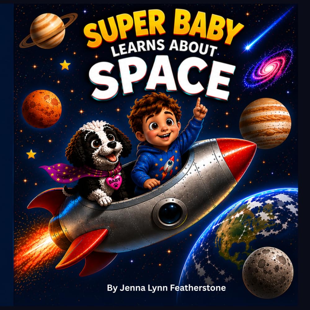 Super Baby Learns About Outer Space: A Cosmic Adventure with Johnny (The Adventures of Baby the Super Dog)