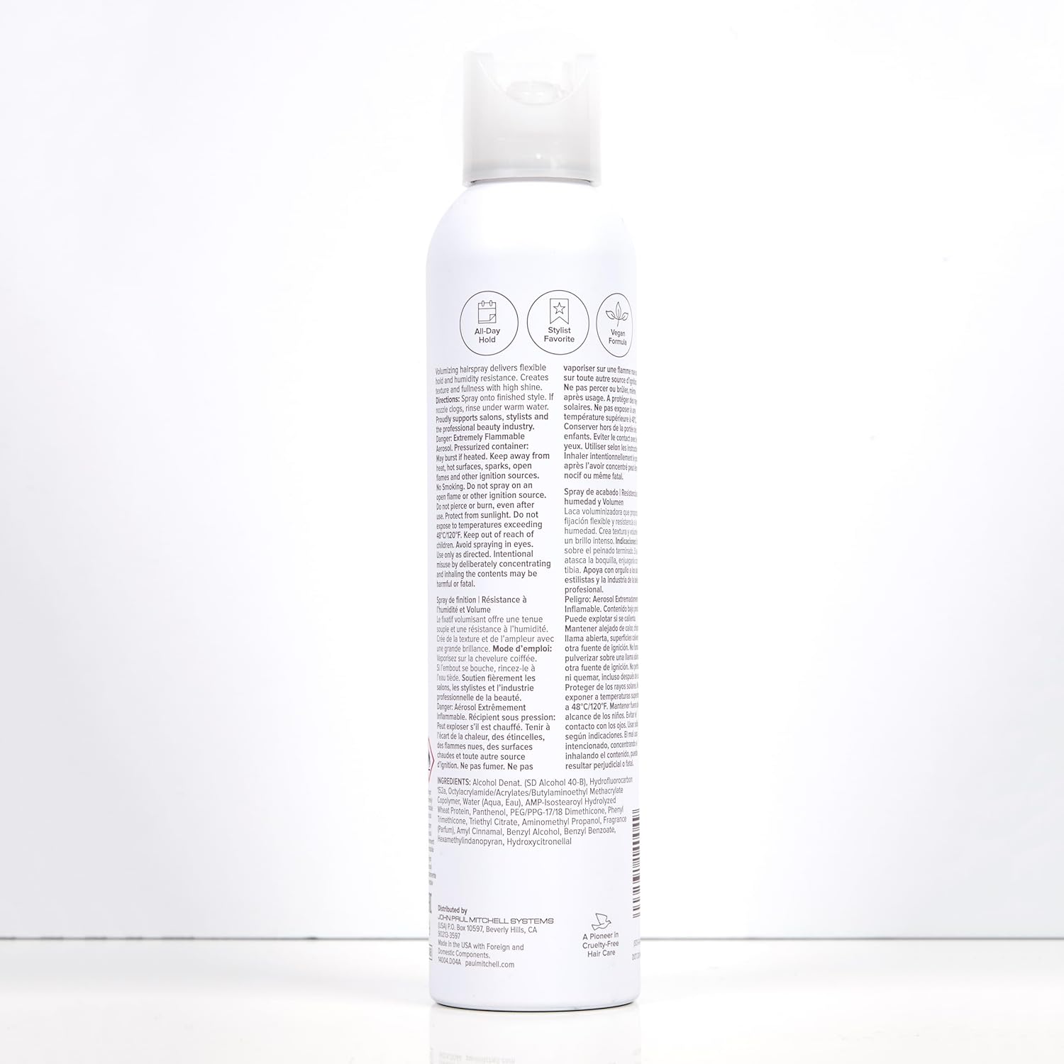 Paul Mitchell Extra-Body Hairspray, Flexible Hold, Maximum Volume + Humidity Resistance, For Fine Hair - Image 8
