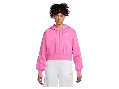 Nike Sportswear Phoenix Fleece Loose Full-zip Crop Hoodie Women