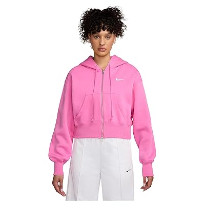 Nike Sportswear Phoenix Fleece Loose Full zip Crop Hoodie Women
