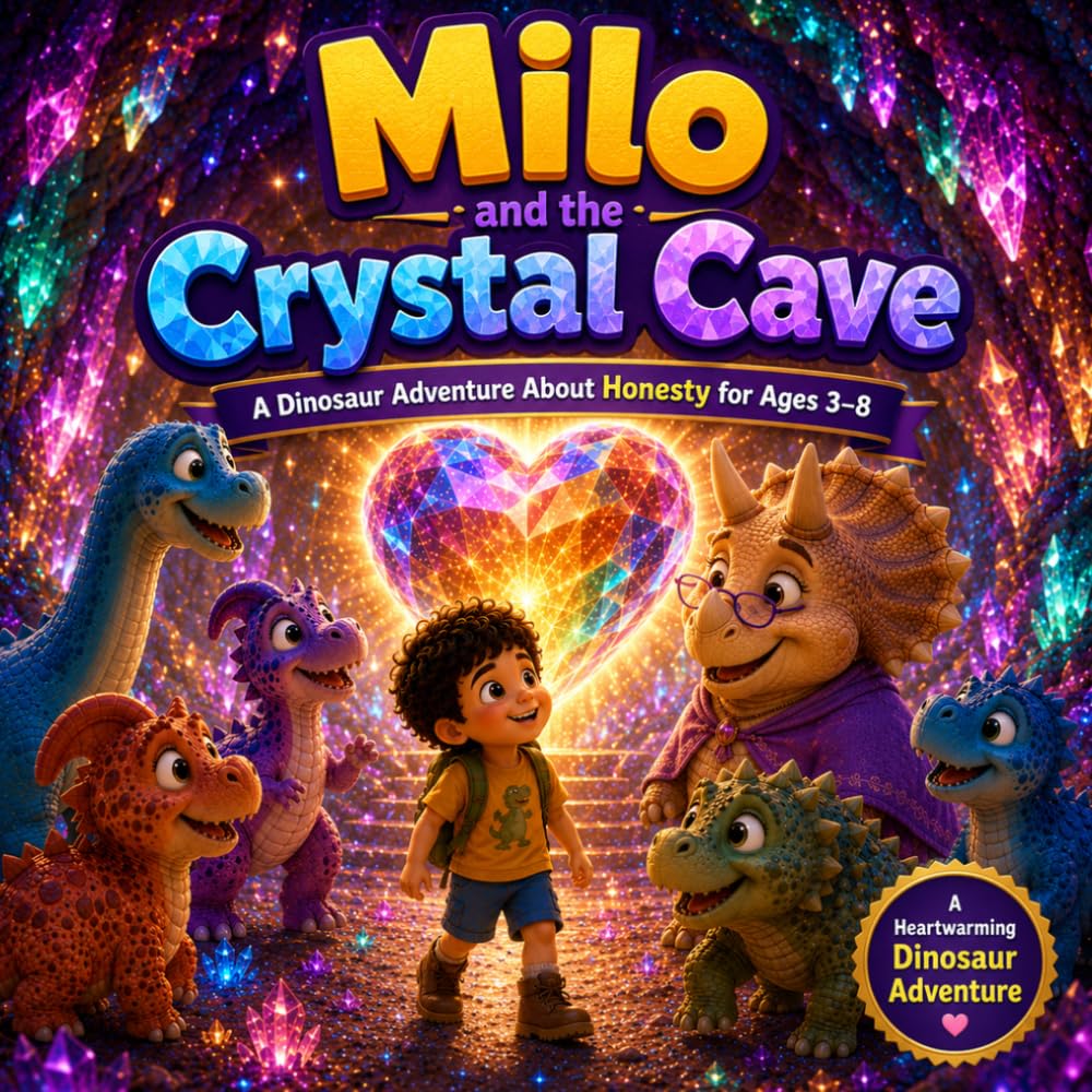 Milo and the Crystal Cave: A Dinosaur Adventure About Honesty for Ages 3–8 (Milo's Magical Dino Adventures)