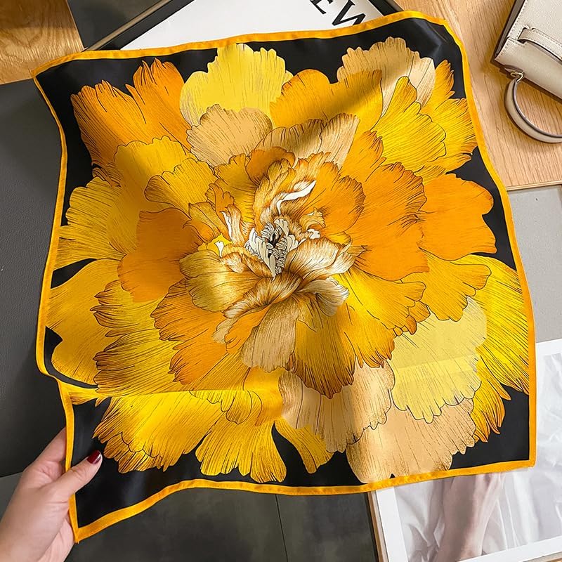 Mulberry Silk Scarfs Neck Scarf 21" Small Square Scarfs hair scarf bandana Neckerchief Headscarf for Women - Image 5