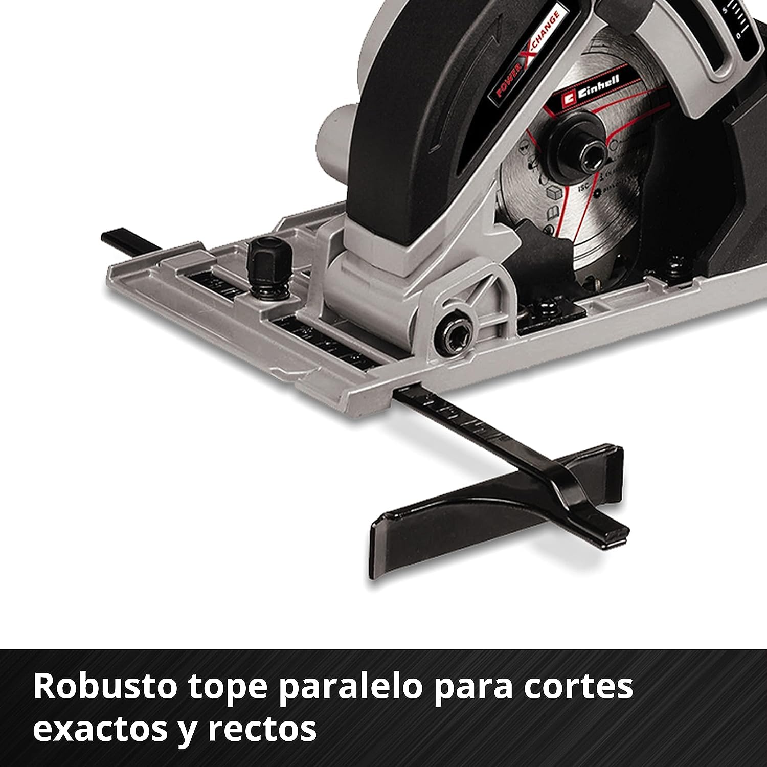 Einhell Minisierra circular manual con batería TE-CS 18/89 Li-Solo Power X-Change (18 V, iones de litio, Ø89 x Ø10 mm hoja, incl. hoja de sierra de metal duro, sin batería ni cargador)