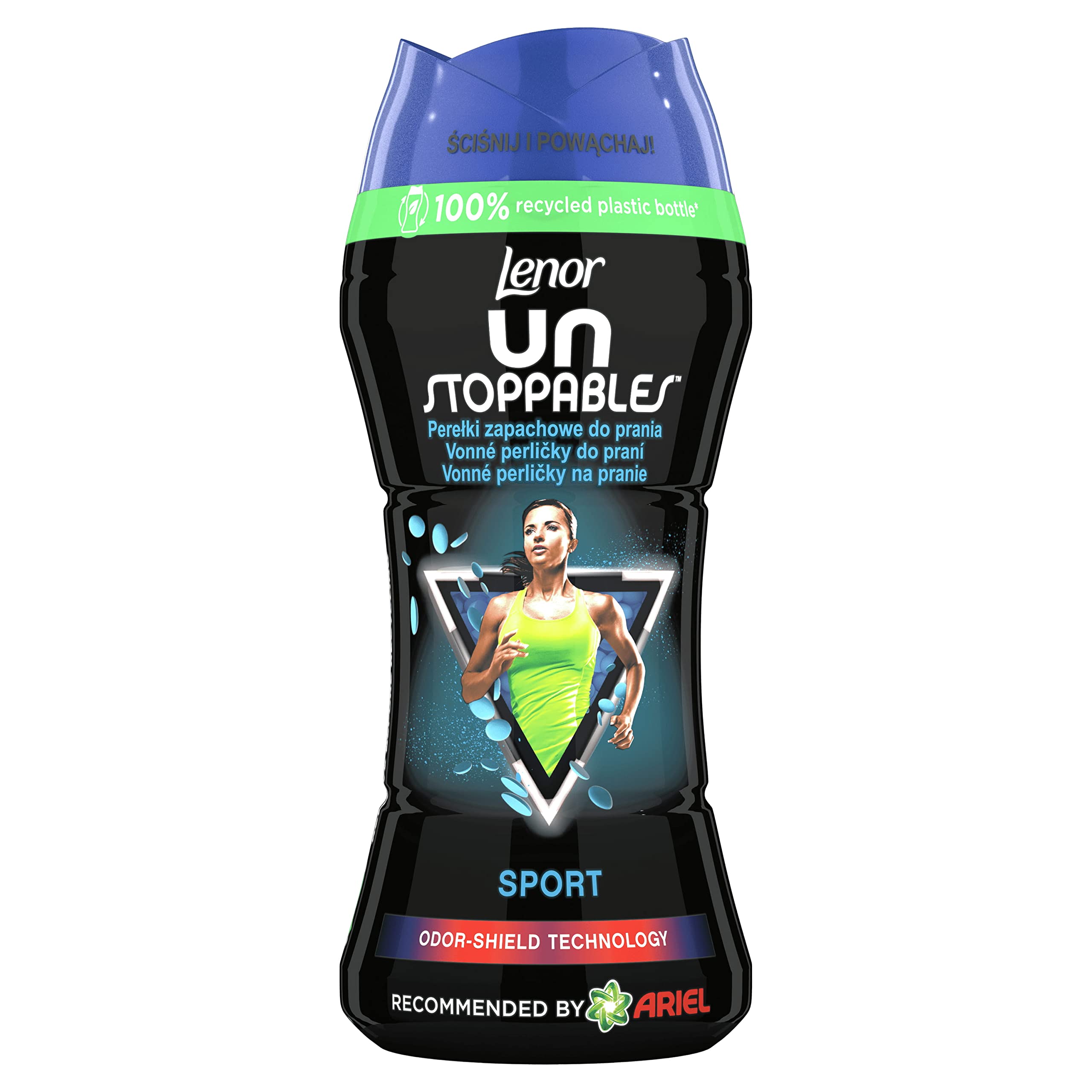 Lenor Unstoppables Sport Wzmacniacz zapachu stosowany podczas prania, 210g, zapewnia intensywną świeżość aż do następnego prania x6