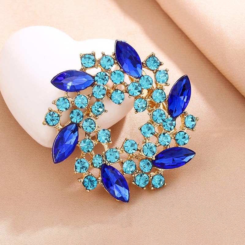 Image of Cameo Brooch Vintage Silver Tone Lady Portrait Brooch Pins for Women Victorian Jewelry Crystal Rhinestone Brooches for Hat Scarf Collar Lapel Handbags Shawls for Christmas