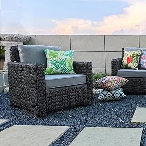 Jmgbirdoutdoorpillowssetof2outdoorthrowpillowswaterproofwithinsert1818inchoutdoorpillowforpatiofurniture Urban Country Home Decor Jmgbird outdoor pillows set of 2 outdoor throw pillows waterproof with insert 1818 inch outdoor pillow for patio furniture urban country home decor