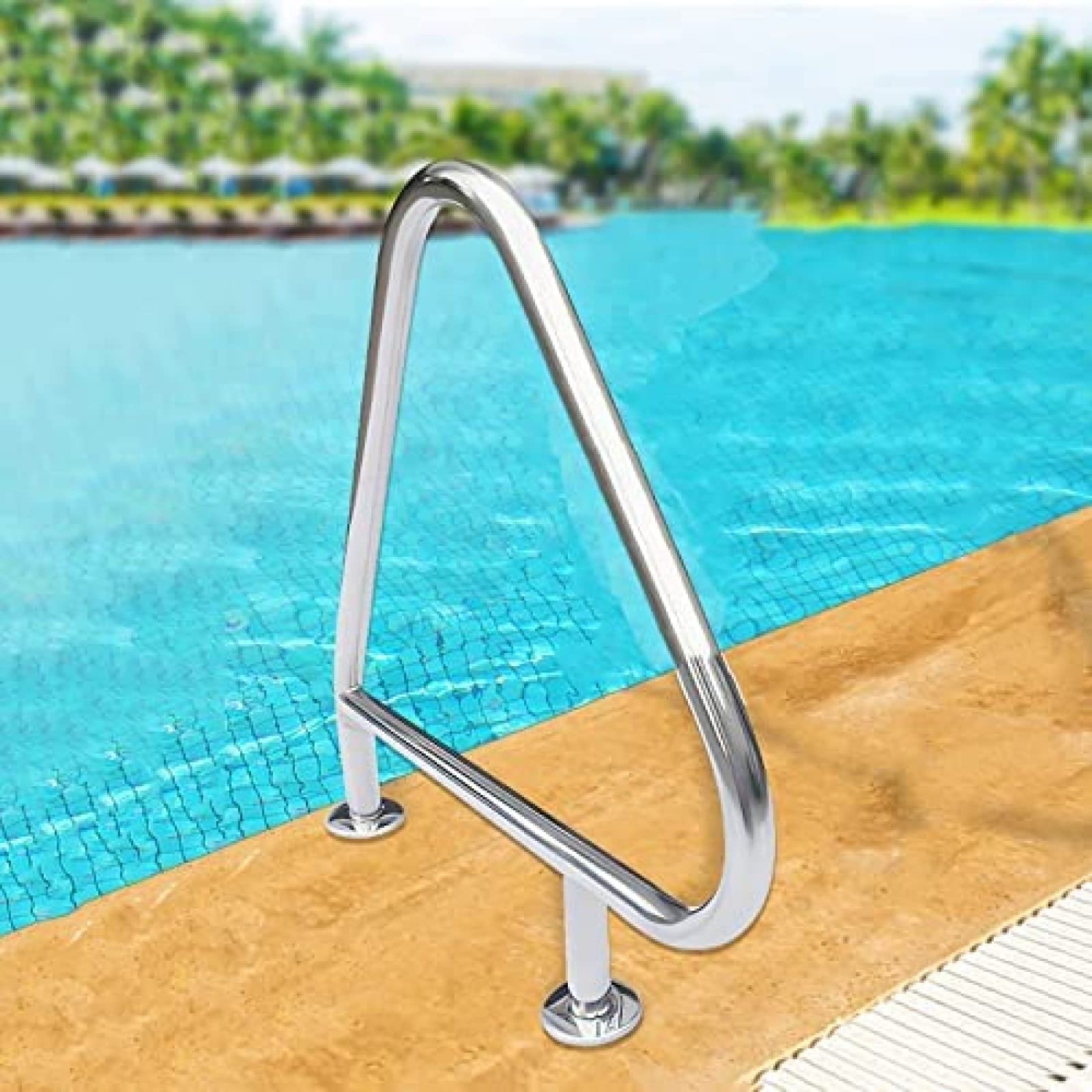Pool Hand Rails For Inground Pools 250LB Pool Handrail Set (2-Pack ...