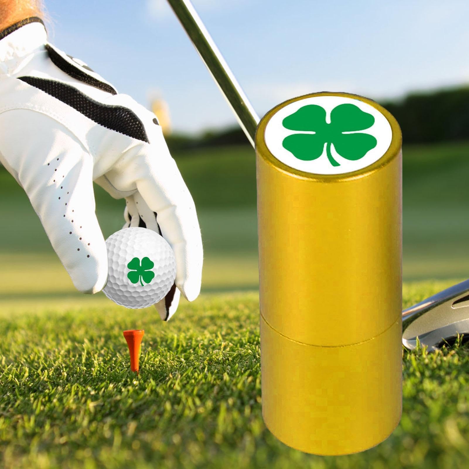 Sello de pelota de golf – Marcador de metal reutilizable de tinta recargable, plantilla personalizada para marcar pelotas, regalo único para padres y novios